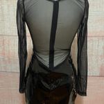 Dolls Kill Gothic black above knee dress Size XS Photo 3