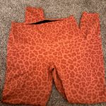 Nike Orange Leopard Print Dri-Fit Leggings Photo 1