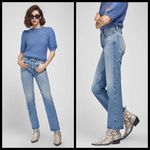 ANINE BING 💕💕 Jackie Jean ~ Rodeo High Rise Straight Leg Jeans 24 NWT Photo 1