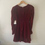 Tularosa Sawyer Velvet Dress Red Wine NWT Photo 5