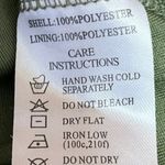 Urban Outfitters  MOTEL Green Abstract Long Sleeve Cut Out Crop Blouse Top Size S Photo 7