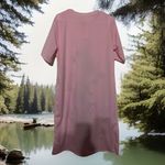 VTG‎ Women’s spring summer floral printed Sequins beautiful midi dress Pink M? Size M Photo 1