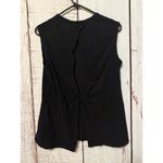 ALC Frank A.L.C. Harper Cotton Crew Sleeveless Twist Tank Top Black Size Medium Photo 1