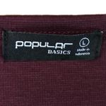 Popular Basics -Bodycon Midi Dress-Large Photo 2