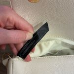 Anthropologie By  Cream Faux Leather Clutch Crossbody *NO STRAP Photo 7