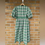 Derek Lam 10 Crosby Tiana Belted Wrap Dress size 12 Green Photo 10