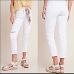 Pilcro and the Letterpress Anthropologie - Pilcro High Rise Slim Jeans White Photo 7