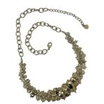 Vera Wang  Faceted Smoke Glass Cluster Necklace Photo 6
