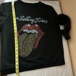 The Rolling Stones  Leopard Print Sweatshirt Size Medium Photo 7