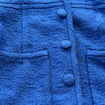 Proenza Schouler  White Label‎ Cropped Tweed Blazer Royal Blue Size 4 NWOT Photo 8