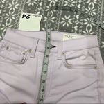 Rag and Bone High Rise Ankle Skinny In Lilac Size 24 Photo 5