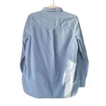 Old Navy T9  Light Blue Chambray Button Up Shirt Medium Long Sleeve Pockets Photo 4