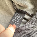 Torrid Blazer Grey Military Ruffle Ponte Blazer Open Front Collar Size 2 Plus 2X Photo 9