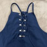 Ambiance Apparel Navy Blue Crop Top Photo 1