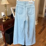 SNACKS LA From Mother Wide Leg Jeans New Light Wash Blue Size 25 Photo 3