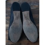 Tory Burch  Black Leather Ballet Flats Tortoise Bow Detail Photo 5