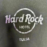 Hard Rock NWT ‎ Hotel Tulsa T-shirt Sz M Photo 1