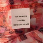 Sami & Jo tangerine abstract print sleeveless tunic top Size Large Photo 6