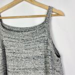 Loft Ann Taylor Marled Navy Blue Gray Knit Sleeveless Sweater Tank Top XL Photo 2