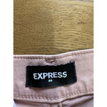 EXPRESS  Skinny High Rise Pants Size 4R Pink Stretch Classic City Preppy Office Photo 7