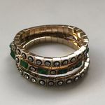 NWOT roxanne assoulin set of three Bracelets Gold Photo 7