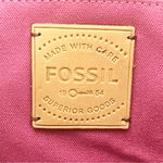 Fossil Jesse Navy Aztec Print Sequin Embellishments Canvas Shoulder Tote… Photo 2