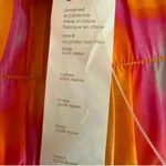 Fabletics  High-Waisted Piped Nylon Short orange/pink size Medium Photo 4