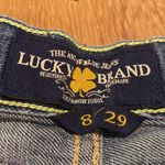 Lucky Brand  Riley Raw Hem Blue Denim Jeans Shorts Sz 29 (8) Photo 3