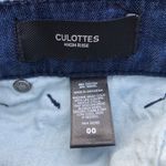 EXPRESS Pants HIGH RISE Culottes Blue Wide Leg 00 Photo 7