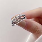 Unisex ring Forever ring sterling silver ring silver ring stacking ring stackable ring twisted ring lawyered ring Photo 2