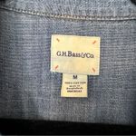 G.H. Bass &Co. G.H. Bass & Co. Chambray Button Down Shirt Womens Medium Blue Photo 2