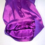 Jessica McClintock  Womens Purple Shimmery Ruffle One Shoulder Mini Dress 8 Photo 8