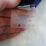 Title Nine  Pullover Navy Knit Hoodie‎ with Patterned Hood Size M Photo 8