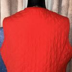 Liz Claiborne Vintage  Red Quilted Vest Size L Photo 7