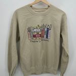 Taylor Swift Taylors Version Albums As Books Crewneck Sweatshirt Cream Size S/M Photo 0