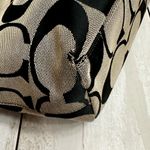 Coach  Black and Cream Signature Tote Patent Leather Handles Trim Y2K  Classic Photo 6