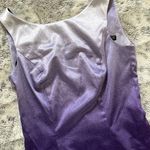 Venus sleeveless purple shimmer ombre zipper back dress Photo 1