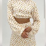 We Wore What Sunflower Mini Skirt REVOLVE Size Medium NWT Photo 2