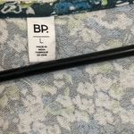 BP NWT by Nordstrom Green Floral Knit Long Sleeve V-Neck Sustainable Dress - Lar Photo 4