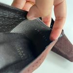 Stuart Weitzman Brown Perforated Suede Square Toe Heeled Pump Size 7M Work Photo 10