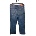 ZARA  Womens Straight-Leg Mid-Rise Blue Denim Jeans Size 8 Photo 2