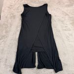 CAbi  Black‎ Sleeveless Dress Overlay Draped Open Back Modern Chic Medium Photo 7