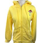 Terez Yellow Mushroom Rainbow Graphic Hoodie Hooded Jacket Sweatshirt Top Size S Photo 0