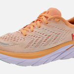 Hoka  Clifton 8 Women's Orange Running Shoe Sneakers Z5752 Size 9B Photo 0