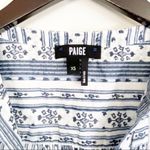 Paige Bettine Sleeveless Top Tassel White Blue XS Photo 3