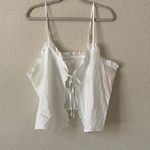 Colsie Two Piece Pajama Set 100% Cotton
Dotted Swiss w White Ruffle Hem Size L Photo 2