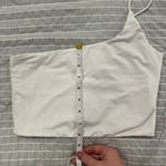 superdown  Lydia White One Shoulder Crop Top & Tulip Hem High Low Maxi Skirt S Photo 12