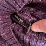 Daisy Fuentes Petites Women’s Purple Knit Turtleneck Sweater Sz P Large Photo 6