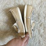 Crocs Mickey Mouse Disney Tan Canvas Slip On Loafer Flats Women’s 9 W Photo 1