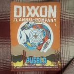 DIXXON Women’s Pueblo Flannel Shirt Plaid Burgundy Tan Large NWOT Red Photo 4